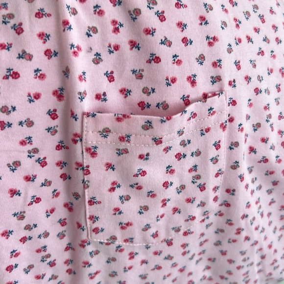 CLAUDEL Pink Floral Cotton Blend Night Gown Size 1X - Picture 14 of 14